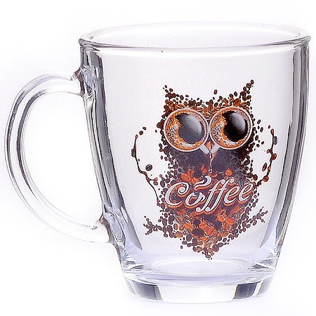 Кружка для чая 350 мл "Кофеджио" (х16) " (2025-Д)