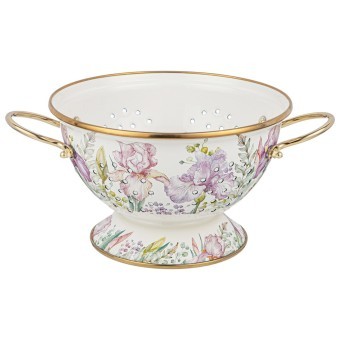 Дуршлаг lefard эмалированный, серия irises, 22*13 см Lefard (950-755)