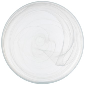 Тарелка обеденная "alabaster white" диаметр 28 см, высота 2 cм Bronco (332-047)