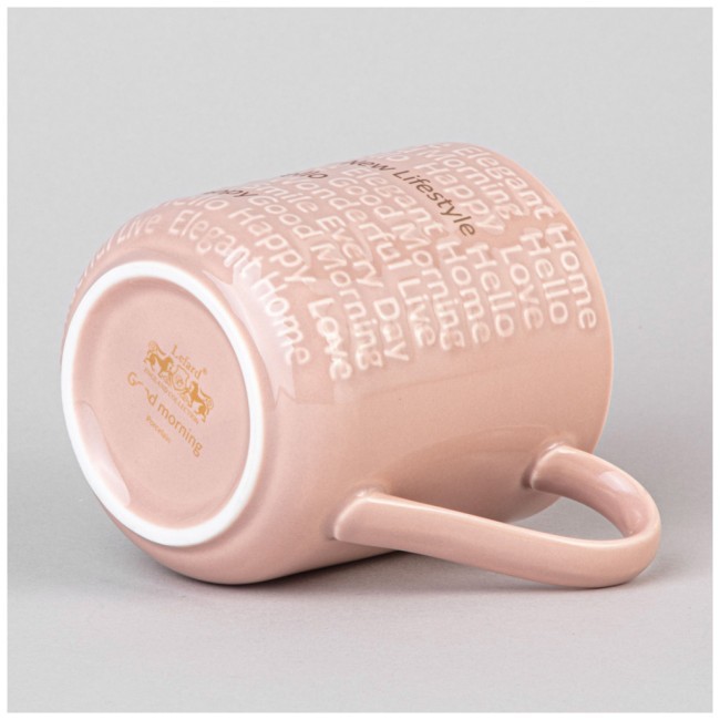 Набор для завтрака lefard "good morning" 3 пр. розовый Lefard (42-538)