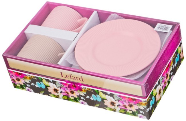 Чайный набор на 2 персоны 4 пр 280 мл. Lefard (482-121) Чайный набор на 2 персоны 4 пр 280 мл. Lefard (482-121)