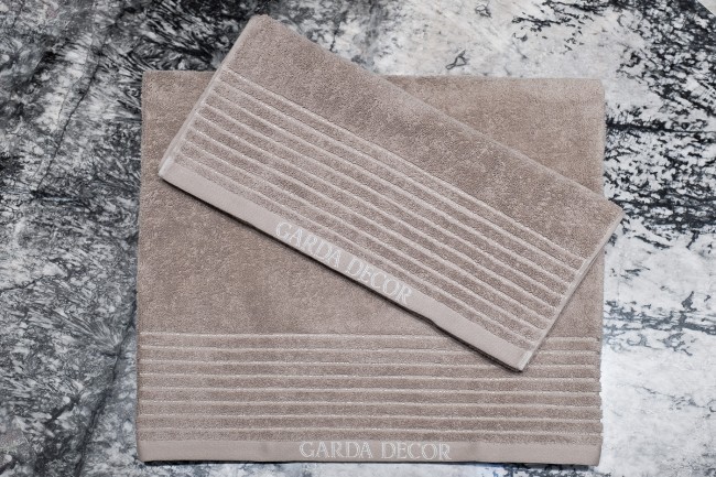 Полотенце Стелла коричневое 50*90 (TT-00012105)