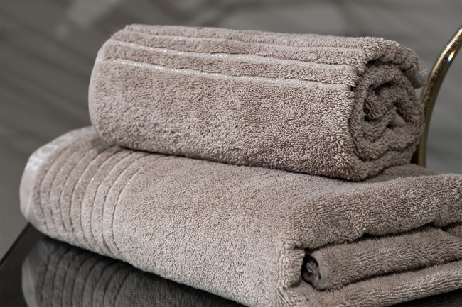 Полотенце Стелла коричневое 50*90 (TT-00012105)