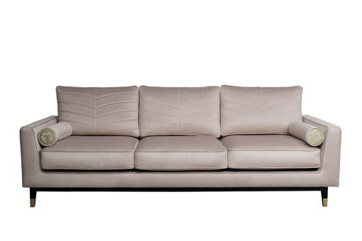 Диван Madrid Memory с кантом трехм. без мех.,велюр бежевый Colt021+Colt030 (TT-00015136) Диван Madrid Memory с кантом трехм. без мех.,велюр бежевый Colt021+Colt030 (TT-00015136)