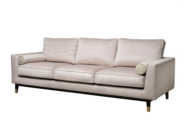 Диван Madrid Memory с кантом трехм. без мех.,велюр бежевый Colt021+Colt030 (TT-00015136) Диван Madrid Memory с кантом трехм. без мех.,велюр бежевый Colt021+Colt030 (TT-00015136)