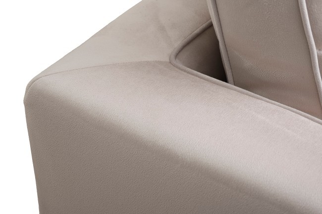 Диван Madrid Memory с кантом трехм. без мех.,велюр бежевый Colt021+Colt030 (TT-00015136) Диван Madrid Memory с кантом трехм. без мех.,велюр бежевый Colt021+Colt030 (TT-00015136)