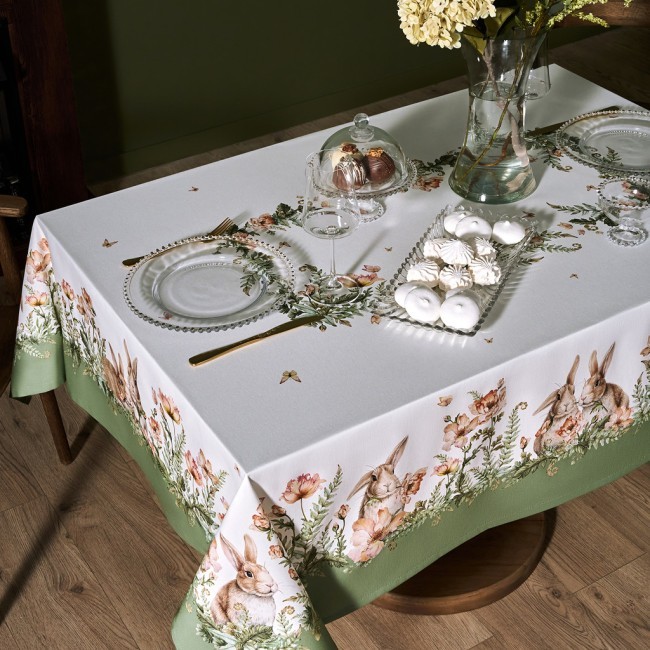 Скатерть"sense" 140х180см,зеленый ,100%хлопок, твил с пропиткой Lefard (850-753-2) Скатерть"sense" 140х180см,зеленый ,100%хлопок, твил с пропиткой Lefard (850-753-2)