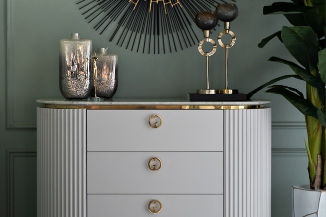 Комод LUCIANO 117*47*110см (TT-00010382)