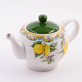 Заварочный чайник с крышкой 950мл Лимонный праздник доломит LR (60159) Заварочный чайник с крышкой 950мл Лимонный праздник доломит LR (60159)