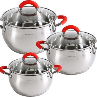 Набор посуды 6пр 2+2,8+4 л Mayer&Boch (30993)
