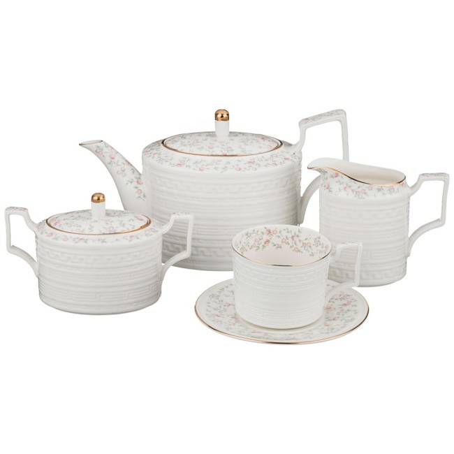 Чайный сервиз lefard "фабьен" на 6 персон 15 пр. 1100/400/300/280 мл Lefard (760-462) Чайный сервиз lefard "фабьен" на 6 персон 15 пр. 1100/400/300/280 мл Lefard (760-462)