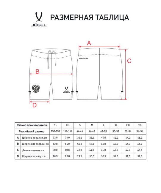 Шорты вратарские JOGEL NATIONAL PerFormDRY GK Shorts, черный (2110730) Шорты вратарские JOGEL NATIONAL PerFormDRY GK Shorts, черный (2110730)