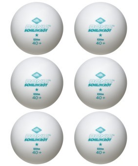 Мяч для настольного тенниса Donic 1* Elite, белый 6 шт. (1035729) Мяч для настольного тенниса Donic 1* Elite, белый 6 шт. (1035729)