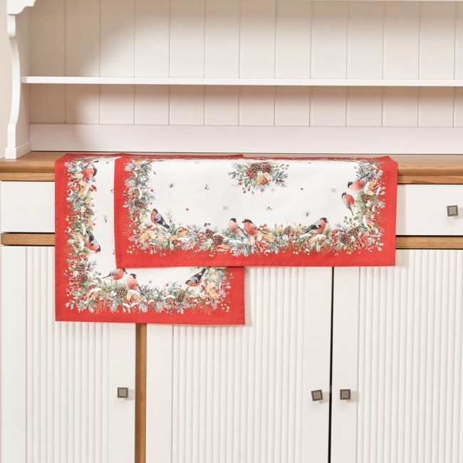 Набор полотенец из 2 шт "морозко.снегири ",40х60см, 100% хлопок,белый,,твил, Lefard (850-745-6) Набор полотенец из 2 шт "морозко.снегири ",40х60см, 100% хлопок,белый,,твил, Lefard (850-745-6)