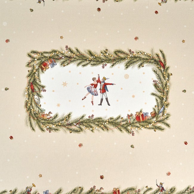 Скатерть "щелкунчик" 140х180см бежевый,100%хлопок , твил Lefard (850-757-2)