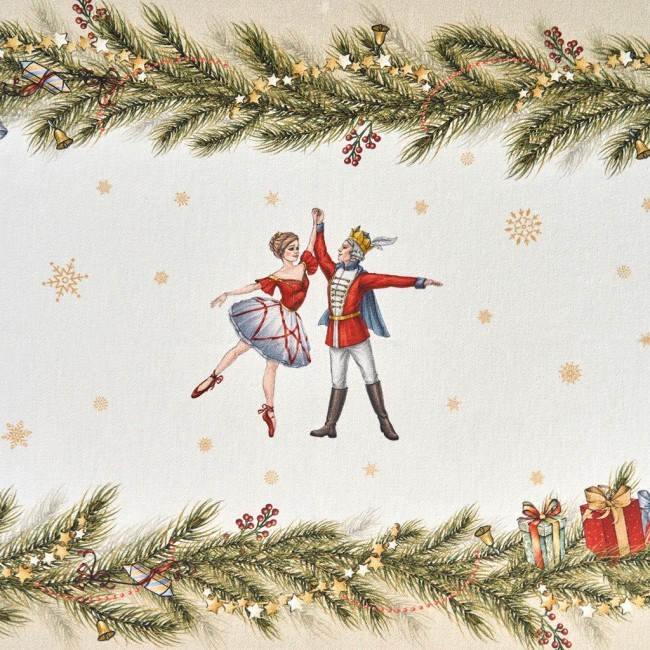 Скатерть "щелкунчик" 140х180см бежевый,100%хлопок , твил Lefard (850-757-2)