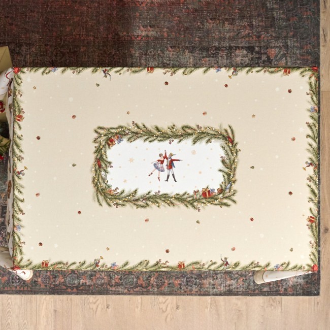 Скатерть "щелкунчик" 140х180см бежевый,100%хлопок , твил Lefard (850-757-2)