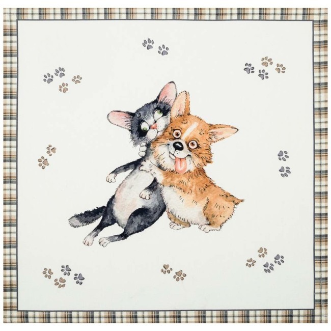 Набор салфеток из 2-х шт "дружба",40х40см, 100% хлопок,твил, белый Lefard (850-721-8) Набор салфеток из 2-х шт "дружба",40х40см, 100% хлопок,твил, белый Lefard (850-721-8)