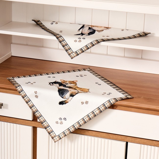 Набор салфеток из 2-х шт "дружба",40х40см, 100% хлопок,твил, белый Lefard (850-721-8) Набор салфеток из 2-х шт "дружба",40х40см, 100% хлопок,твил, белый Lefard (850-721-8)