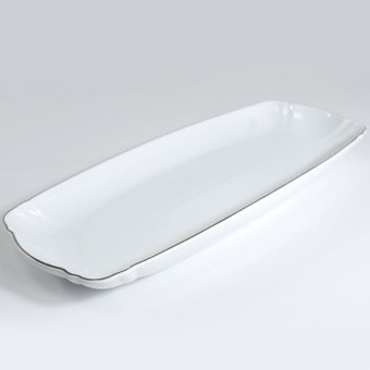 Блюдо сервировочное для подачи керамика 38,5х15х5 LR (90082-651S)