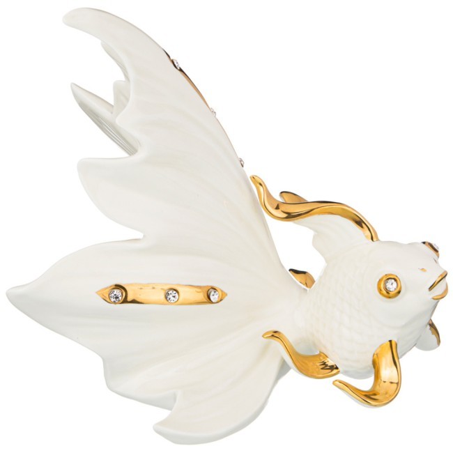 Фигурка "белая рыбка" высота=28 см.(кор-4шт) Lefard (58-263)