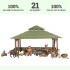 Набор фигурок животных серии "На ферме": Ферма игрушка, бегемот, буйвол, медведи, антилопа, фермеры, инвентарь - 21 предмет (ММ205-077)