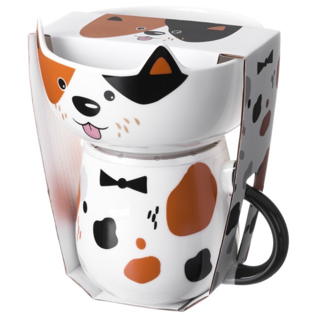 Набор для завтрака lefard "dog", 2 пр.: салатник 500мл, кружка 450мл Lefard (260-1082) Набор для завтрака lefard "dog", 2 пр.: салатник 500мл, кружка 450мл Lefard (260-1082)