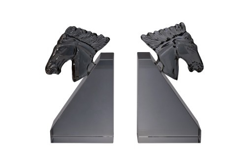 Держатели для книг "Кони" серые 2 шт., 11.5*6*21.5см. (TT-00016074)