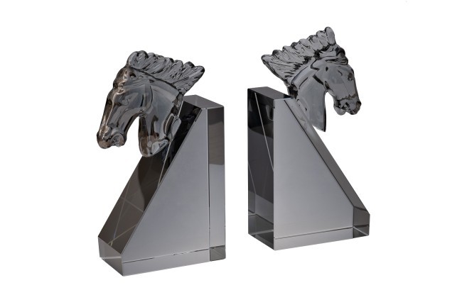 Держатели для книг "Кони" серые 2 шт., 11.5*6*21.5см. (TT-00016074) Держатели для книг "Кони" серые 2 шт., 11.5*6*21.5см. (TT-00016074)