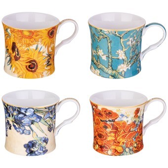 Набор кружек lefard "art collection" (в. ван гог) 4 шт. 280 мл Lefard (104-1008) Набор кружек lefard "art collection" (в. ван гог) 4 шт. 280 мл Lefard (104-1008)