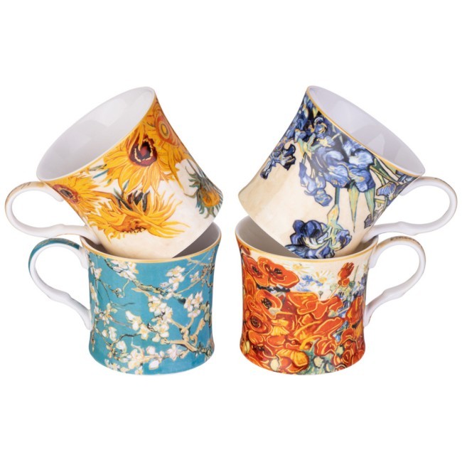 Набор кружек lefard "art collection" (в. ван гог) 4 шт. 280 мл Lefard (104-1008) Набор кружек lefard "art collection" (в. ван гог) 4 шт. 280 мл Lefard (104-1008)