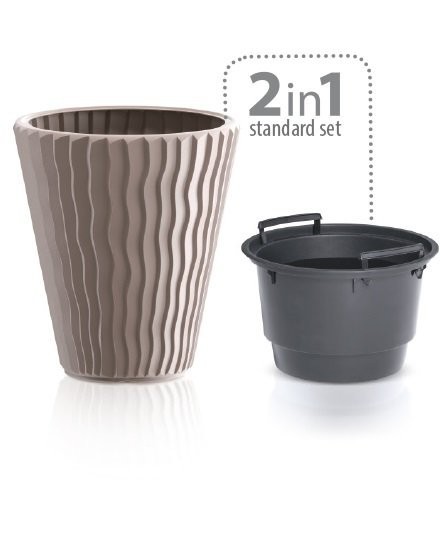 Кашпо для цветов Sandy DBSP400-7529U 2 предмета (56285) Кашпо для цветов Sandy DBSP400-7529U 2 предмета (56285)