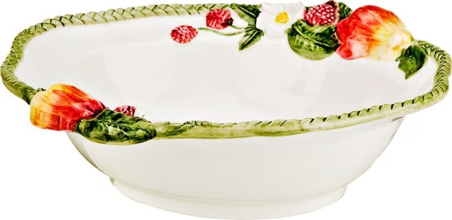 Салатник "фрукты" 33*31 см высота=9 см Annaluma (628-083) Салатник "фрукты" 33*31 см высота=9 см Annaluma (628-083)