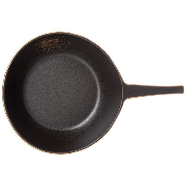 Блюдо с ручкой bronco "midnight gold" 30,5*21*5,5 см 1100 мл Bronco (42-432)