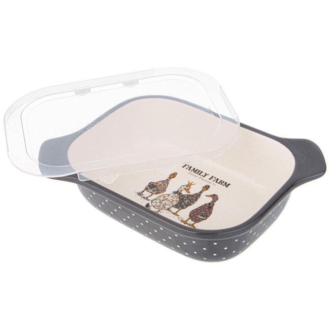 Форма для запекания "family farm" с пластиковой крышкой 25,5*19*6,5 см Lefard (536-275) Форма для запекания "family farm" с пластиковой крышкой 25,5*19*6,5 см Lefard (536-275)