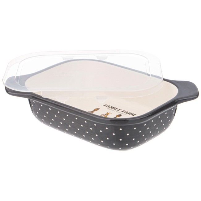 Форма для запекания "family farm" с пластиковой крышкой 25,5*19*6,5 см Lefard (536-275) Форма для запекания "family farm" с пластиковой крышкой 25,5*19*6,5 см Lefard (536-275)