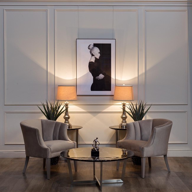 Стол журнальный Nero d100х40,6 см - TT-00001332