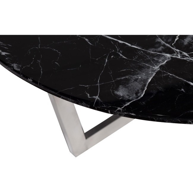 Стол журнальный Nero d100х40,6 см - TT-00001332