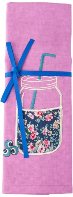 Салфетка-плейсмет 35*45 см "смузи-голубика" х/б 100%, сиреневая SANTALINO (850-453-21)