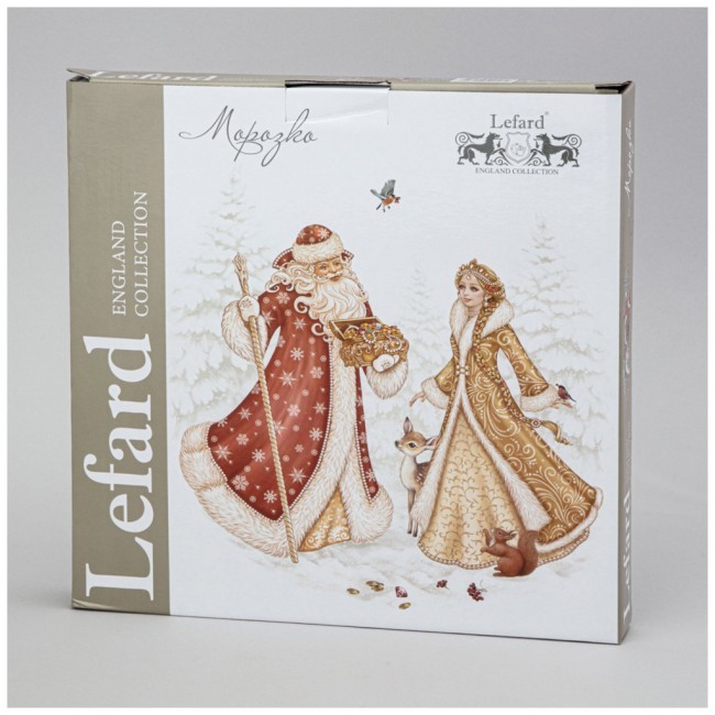 Тарелка обеденная lefard "морозко" 26 см  Lefard (85-2057)