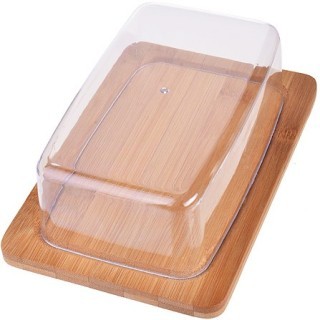 Масленка с крышкой 19,5 см Бамбук Mayer&Boch (28336)