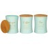 Набор agness "meadow" 2 в 1  хлебница 10 л 34*18*20 см, банка для сыпучих 1,1 л 11*14 см 3 шт Agness (790-245)