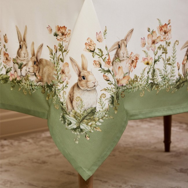 Скатерть "sense" 160х220см ,зеленый 100%хлопок, твил с пропиткой Lefard (850-753-21) Скатерть "sense" 160х220см ,зеленый 100%хлопок, твил с пропиткой Lefard (850-753-21)