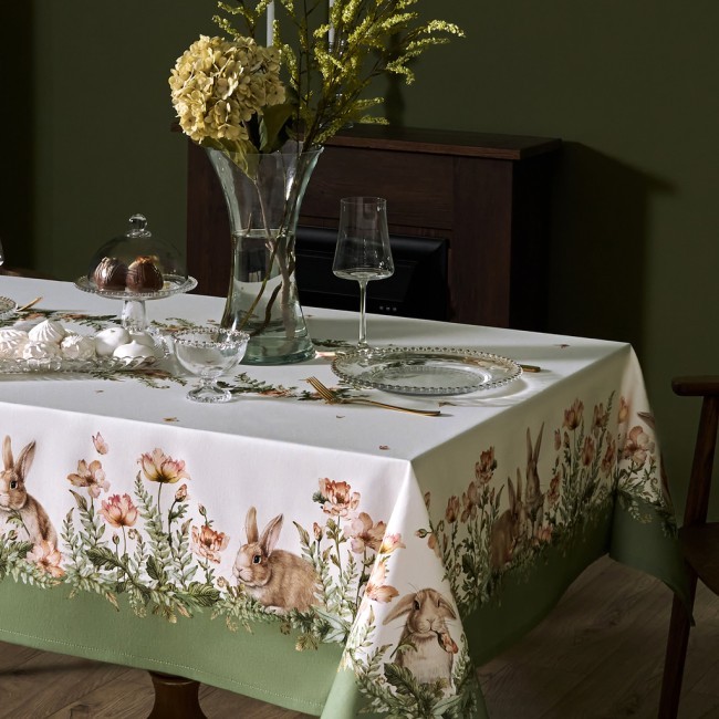 Скатерть "sense" 160х220см ,зеленый 100%хлопок, твил с пропиткой Lefard (850-753-21) Скатерть "sense" 160х220см ,зеленый 100%хлопок, твил с пропиткой Lefard (850-753-21)