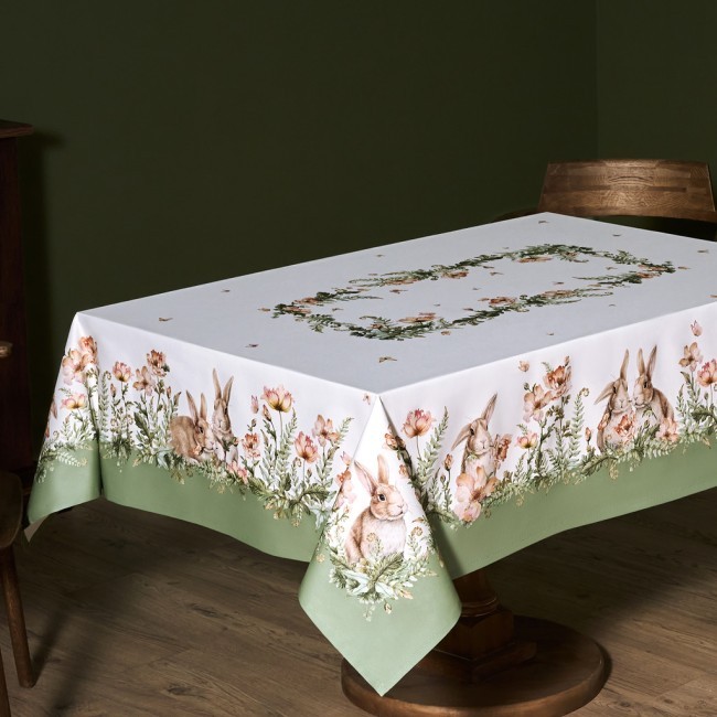 Скатерть "sense" 160х220см ,зеленый 100%хлопок, твил с пропиткой Lefard (850-753-21) Скатерть "sense" 160х220см ,зеленый 100%хлопок, твил с пропиткой Lefard (850-753-21)