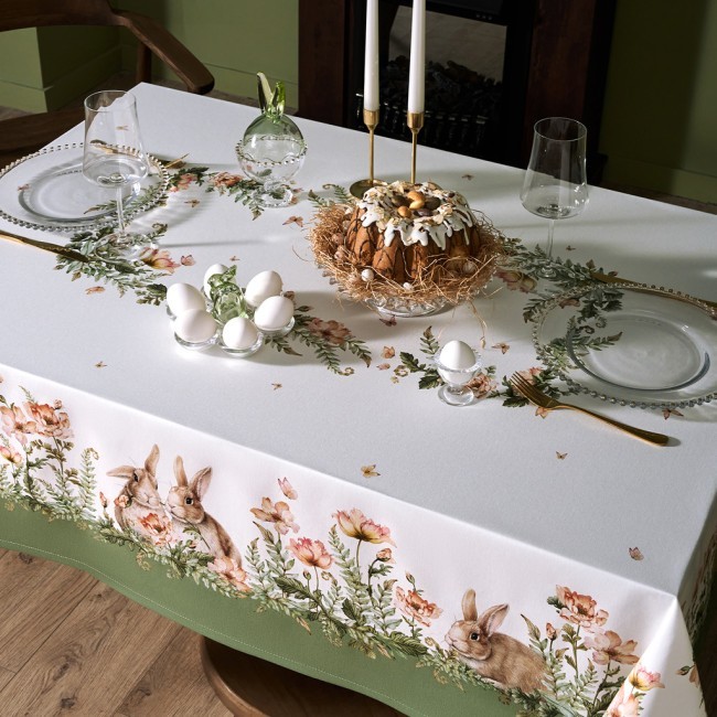 Скатерть "sense" 160х220см ,зеленый 100%хлопок, твил с пропиткой Lefard (850-753-21) Скатерть "sense" 160х220см ,зеленый 100%хлопок, твил с пропиткой Lefard (850-753-21)