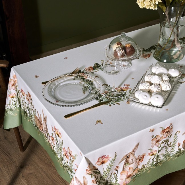 Скатерть "sense" 160х220см ,зеленый 100%хлопок, твил с пропиткой Lefard (850-753-21) Скатерть "sense" 160х220см ,зеленый 100%хлопок, твил с пропиткой Lefard (850-753-21)