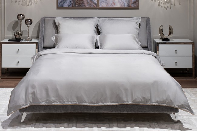 Пододеяльник тенсель серый 220*200 (TT-00011347)