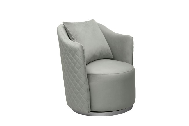Кресло Verona/VD вращающееся, велюр мятный Colt025-MINT/хром 70*77*80см (TT-00014708)
