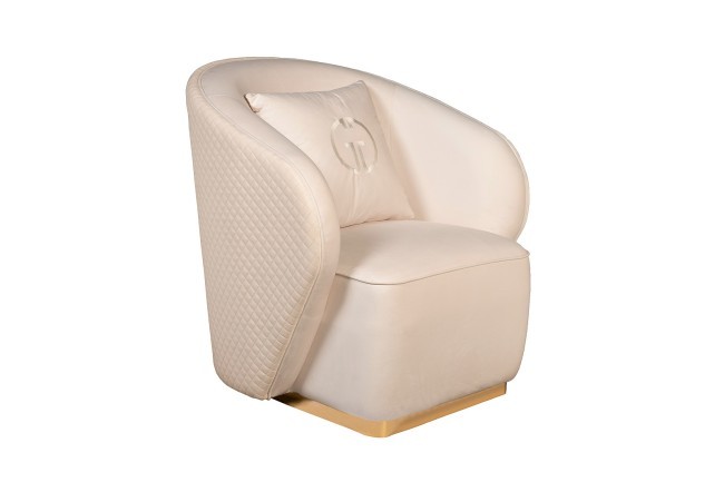 Кресло Olten, велюр кремовый 86*86*90см (без канта) (TT-00014757)